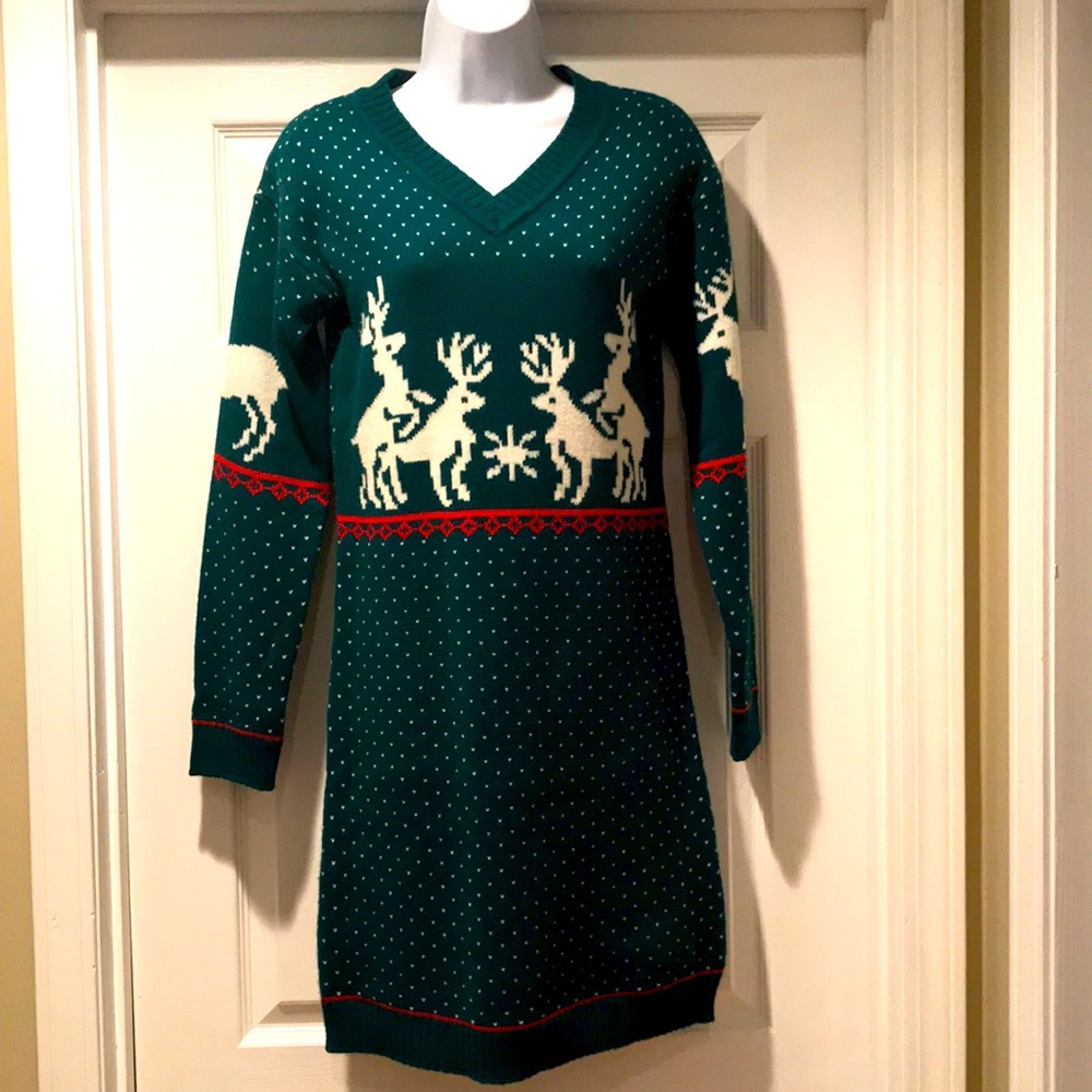 Like new Christmas sweater dress